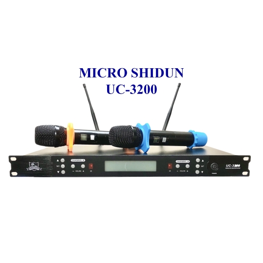 MICRO KHÔNG DÂY KARAOKE UHF - MICRO SHIDUN UC-3200