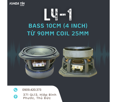 Loa Bass 4 Inch – Gọn Nhẹ, Âm Trầm Ấn Tượng 