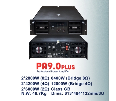 Main công suất 2 kênh chính hãng Paroyal PA9.0 PLUS