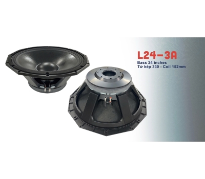 Củ loa bass L24-3A – Bass 24 inches, từ kép 330mm, coil 152mm
